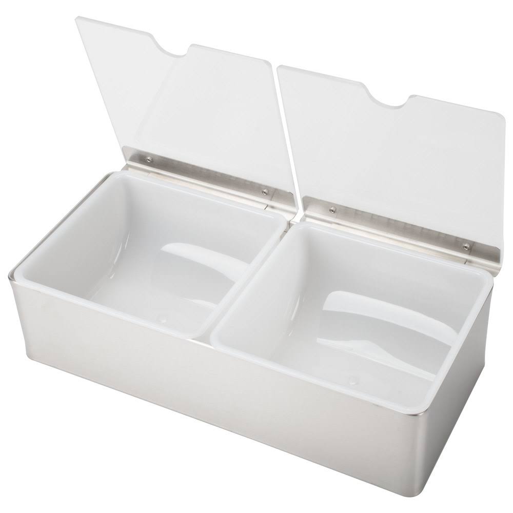 2 Quart Condiment Center with Notched Lids J81991
