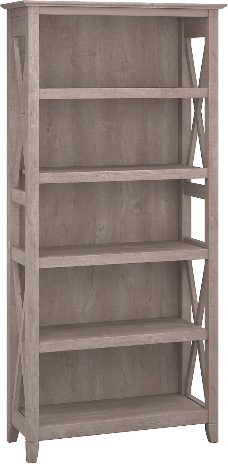 5 Shelf Bookcase in Bing Cherry E817