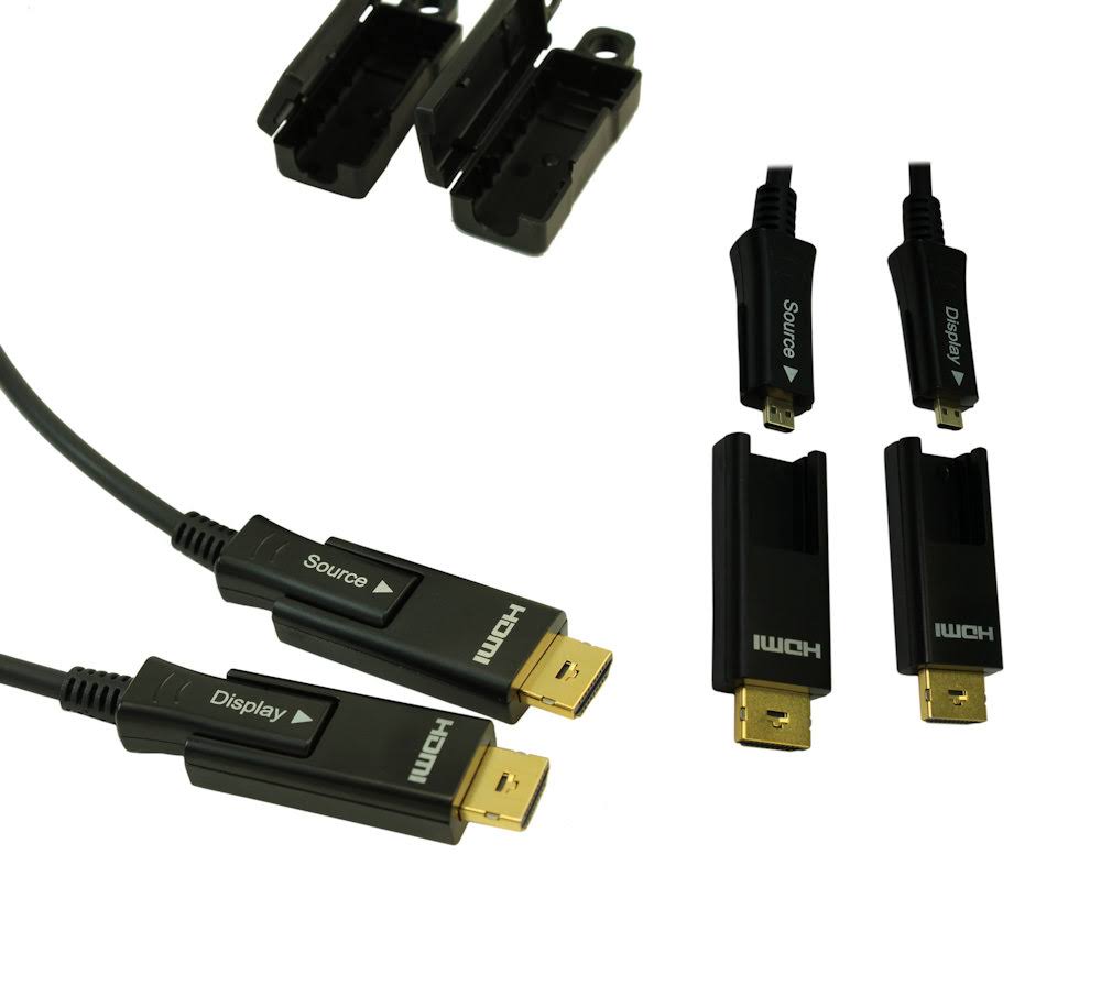 HDMI 18GB Fiber Optic/Hybrid Cable 295 Feet I66949